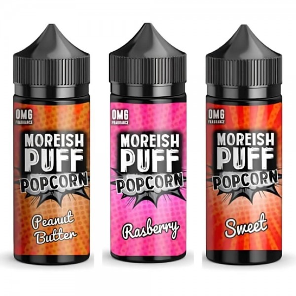 Moreish Puff Shortfill 100ml E-Liquid | Popcorn Range