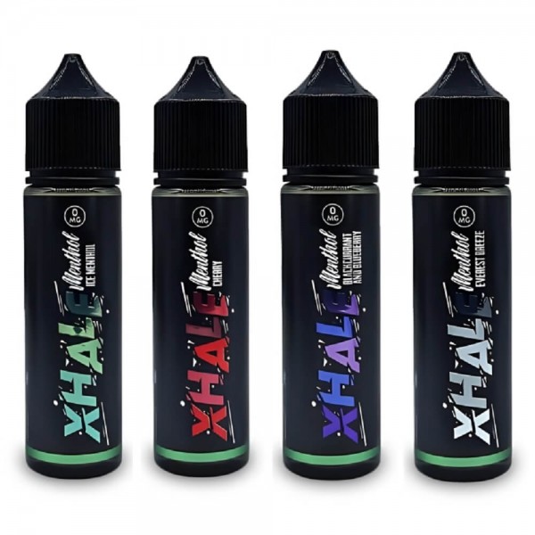 Xhale Shortfill 50ml E-Liquid | Menthol Range