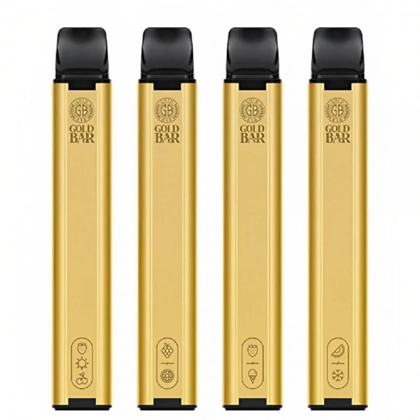 Gold Bar 600 Puff Disposable Vape Pod Device - 20MG