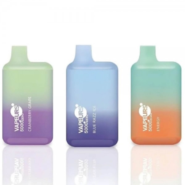 Pack of 10 Vapeurs 5000 Disposable Vape Pod Device - NO NICOTINE