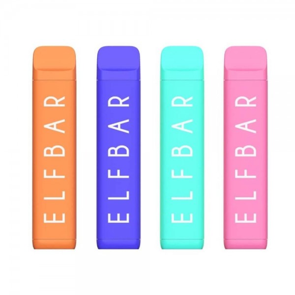 Pack of 10 Elf Bar NC600 Disposable Vape Pod Device