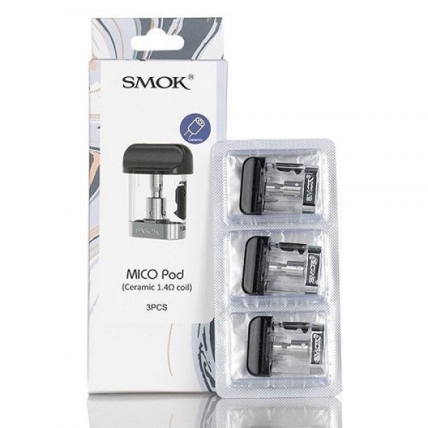 Smok Mico Pods Ceramic 1.4 Ohm ( Pack of 3 )