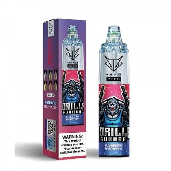 Gorilla Big Fox 7000 Disposable Vape Pod Device - 20MG